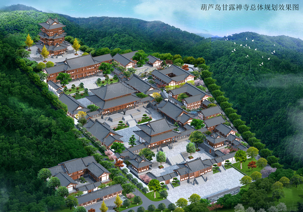 普陀山 - 甘露禪寺 - 總體規劃